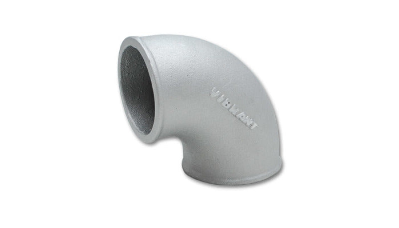 Vibrant 2.5in O.D. Cast Aluminum Elbow (90 degree Tight Radius)