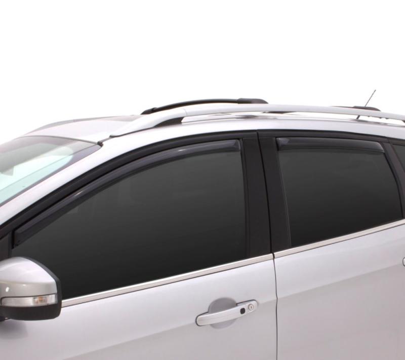 AVS 14-18 Hyundai Genesis Ventvisor In-Channel Front &amp; Rear Window Deflectors 4pc - Smoke
