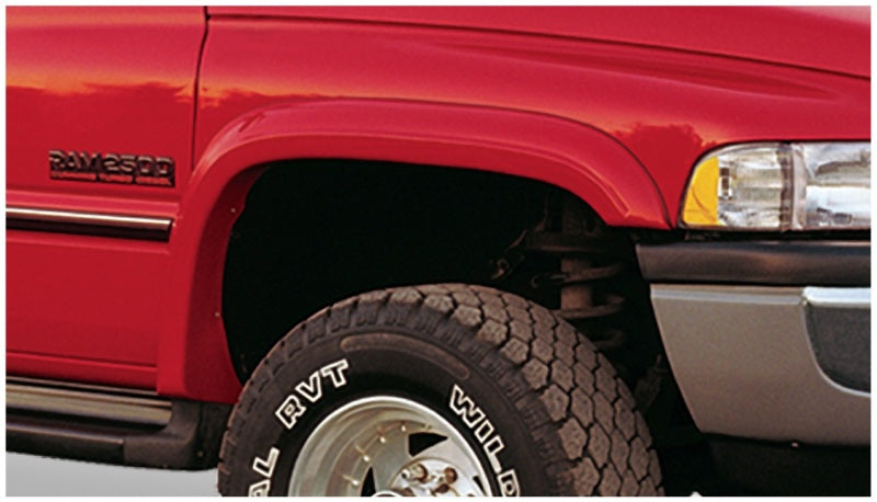 Bushwacker 94-01 Dodge Ram 1500 Extend-A-Fender Style Flares 2pc - Black