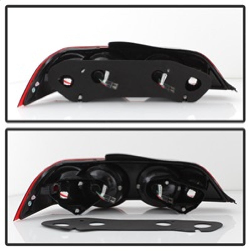 Spyder Acura RSX 02-04 LED Tail Lights Red Clear ALT-YD-ARSX02-LED-RC