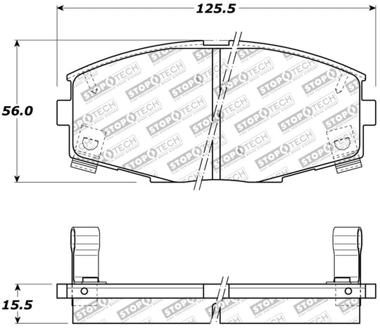 StopTech Performance 87-92 MK3 Supra Front Brake Pads