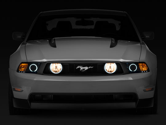 Raxiom 05-12 Ford Mustang GT LED Halo Fog Lights (Smoked)