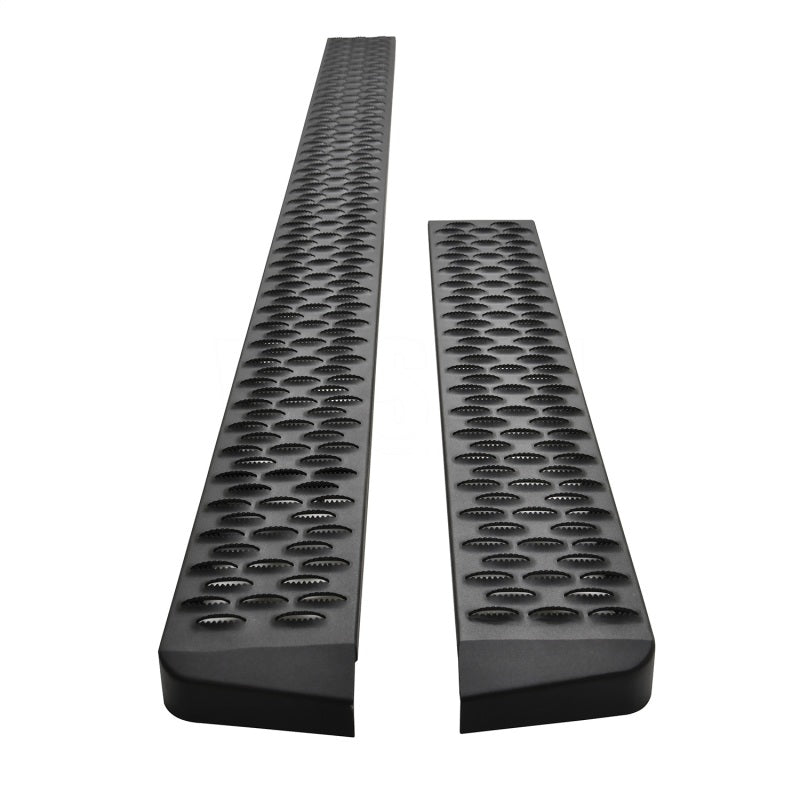 Westin Ford Transit Van 150/250/350 (46in Driver & 97in. Pass) Grate Steps Running Boards - Tex. Blk
