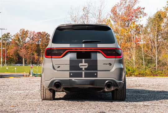 Corsa 2021-2024 Dodge Durango SRT Hellcat Cat-Back 2.75in Dual Rear Exit Sport 4.5in Black PVD Tips