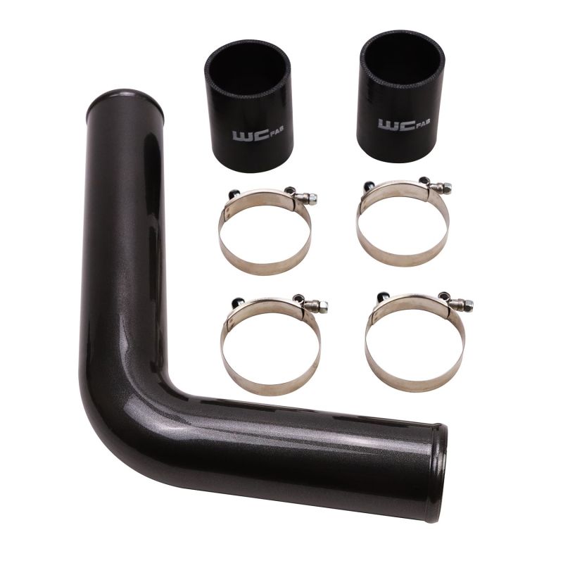 Wehrli 03-07 Dodge 5.9L Cummins Driver Side 3in Replacement Intercooler Pipe - Gloss Black