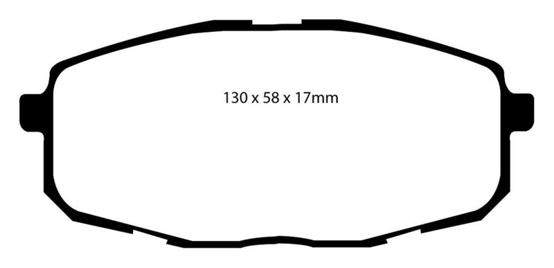 EBC 09-12 Hyundai Elantra 2.0 Touring Ultimax2 Front Brake Pads