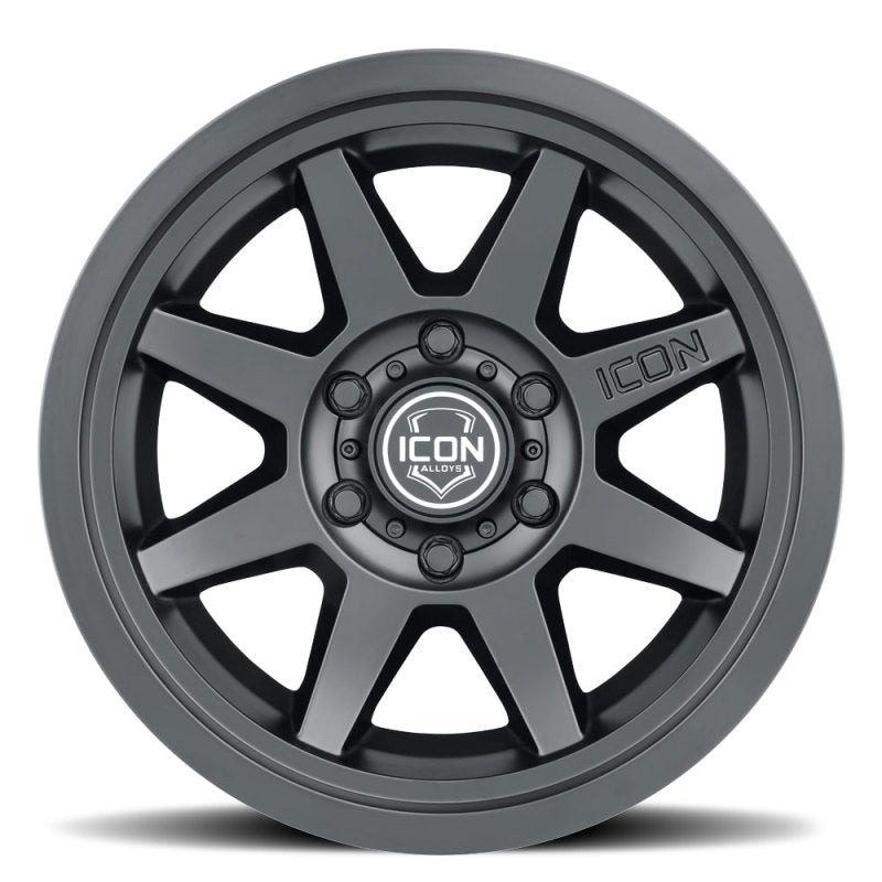 ICON Rebound SLX 17x8.5 6 x 135 6mm Offset 5.75in BS 87.1mm Bore Satin Black Wheel