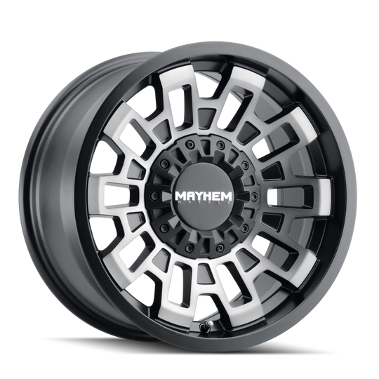 Mayhem 8113 Cortex 20x10 / 8x170 BP / -19mm Offset / 125.2mm Hub Matte Black w/ Dark Tint Wheel