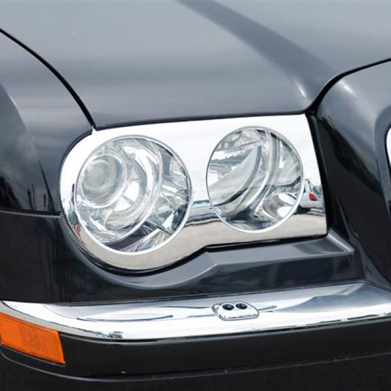 Putco 08-10 Toyota Land Cruiser Head Lamp Overlays & Rings