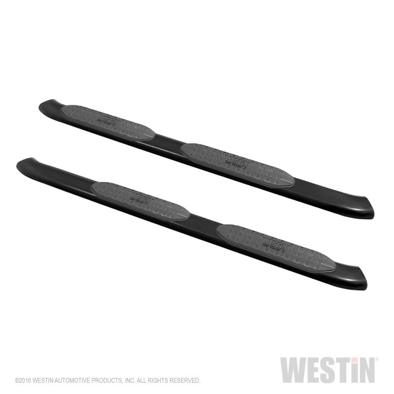 Westin 18-20 Jeep Wrangler JL Unlimited 4DR PRO TRAXX 5 Oval Nerf Step Bars - Textured Black