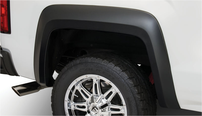 Bushwacker 19-21 GMC Sierra 1500 Extend-A-Fender Flares 2pc - Black