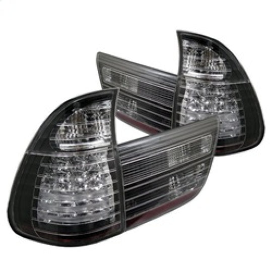 Spyder BMW E53 X5 00-06 4PCS LED Tail Lights Black ALT-YD-BE5300-LED-BK