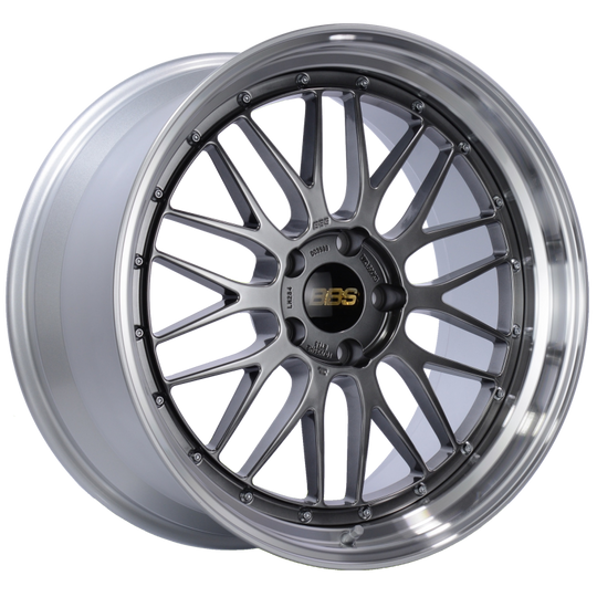 BBS LM 20x10 5x120 ET33 Diamond Black Center Diamond Cut Lip Wheel -82mm PFS/Clip Required