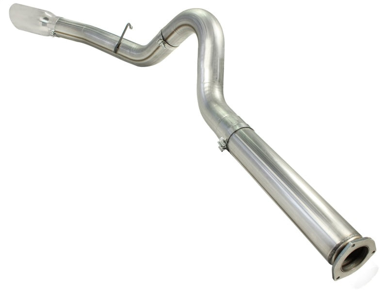 aFe MACHForce XP 5in DPF-Back Stainless Steel Exh Sys, polished tip,Ford Diesel Trucks 11-14 V8-6.7L