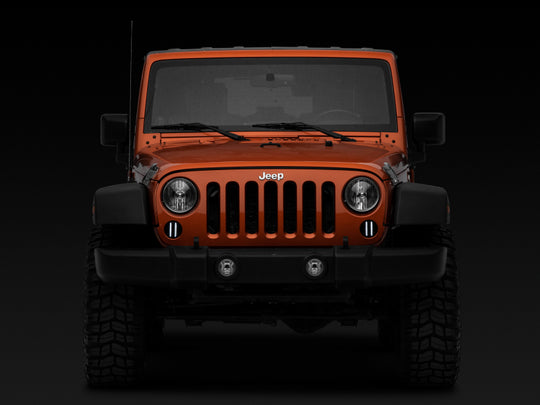 Raxiom 07-18 Jeep Wrangler JK Axial Series LED Front Turn Signals (Smoked)