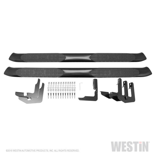 Westin 2019 Ram 1500 Crew Cab (Excl. 2019 Ram 1500 Classic) PRO TRAXX 5 Oval Nerf Step Bars - Black