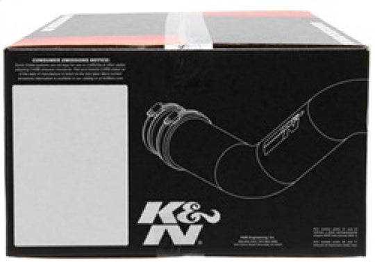 K&amp;N 06-10 Toyota Yaris L4-1.5L Flat Black Typhoon Short Ram Intake