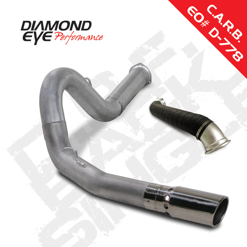 Diamond Eye KIT 5in DPF-BACK SGL w/ TDP AL 07.5-10 Chevy/GMC 6.6L Duramax 2500/3500