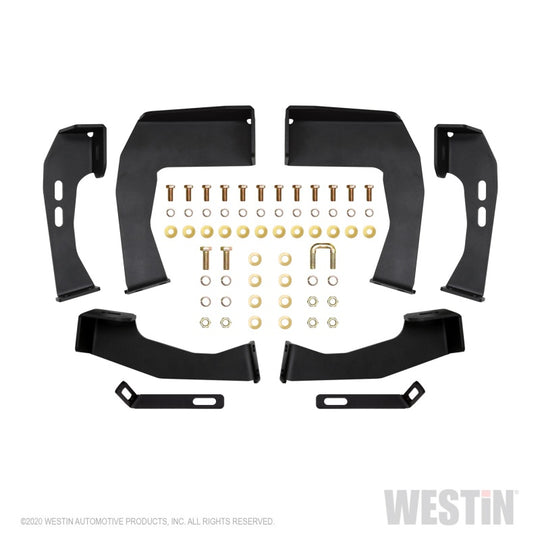 Westin 99-13 Chevy/GMC Silverado/Sierra 1500 Ext Cab HDX Nerf Step Bars - Textured Black