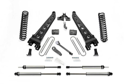 Fabtech 17-21 Ford F250/F350 4WD Diesel 4in Rad Arm Sys w/Coils & Dlss Shks