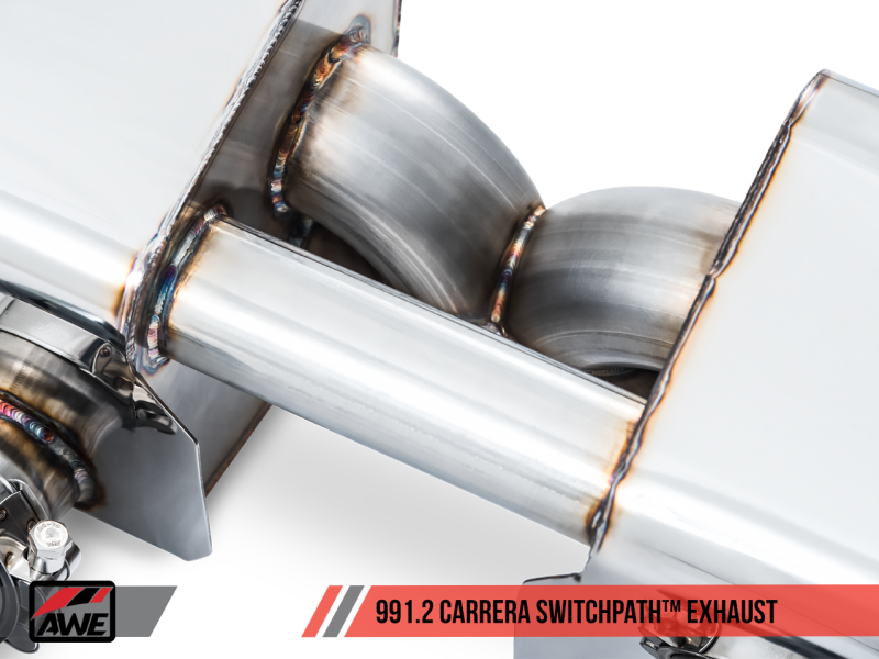 AWE Tuning Porsche 911 (991.2) Carrera / S SwitchPath Exhaust for PSE Cars - Diamond Black Tips