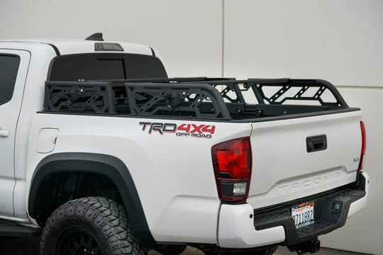 DV8 Offroad 20-22 Jeep Gladiator JT / 05-21 Toyota Tacoma Overland Bed Rack - 2pc. Adjustable