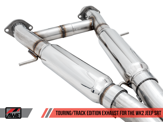 AWE Tuning 2020 Jeep Grand Cherokee SRT Track Edition Exhaust - Chrome Silver Tips