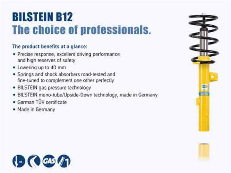 Bilstein B12 2010 Audi A5 Cabriolet Front and Rear Suspension Kit