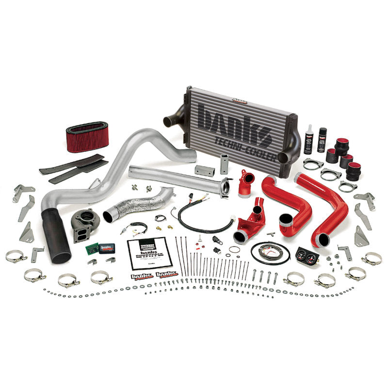 Banks Power 94-95.5 Ford 7.3L Man PowerPack System - SS Single Exhaust w/ Black Tip