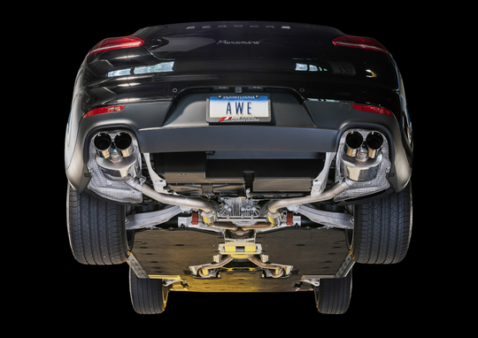 AWE Tuning Panamera 2/4 Touring Edition Exhaust (2014+) - w/Chrome Silver Tips