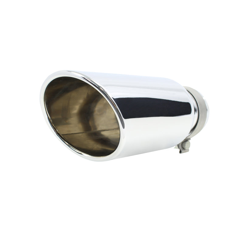 Go Rhino Exhaust Tip - Chrome - ID 3 1/2in x L 14in x OD 5in