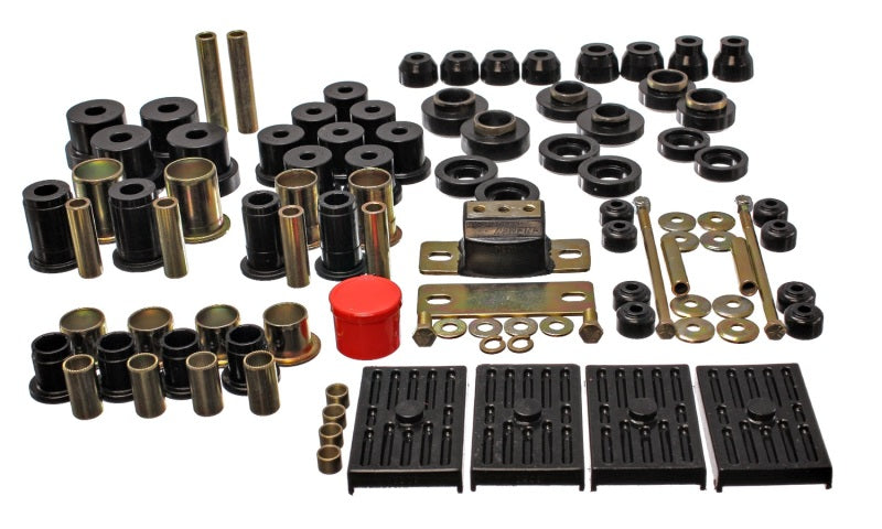 Energy Suspension 67-79 GM Camaro/Firebird w/ Multi Leaf Springs Black Hyper-Flex Master Bushing Set