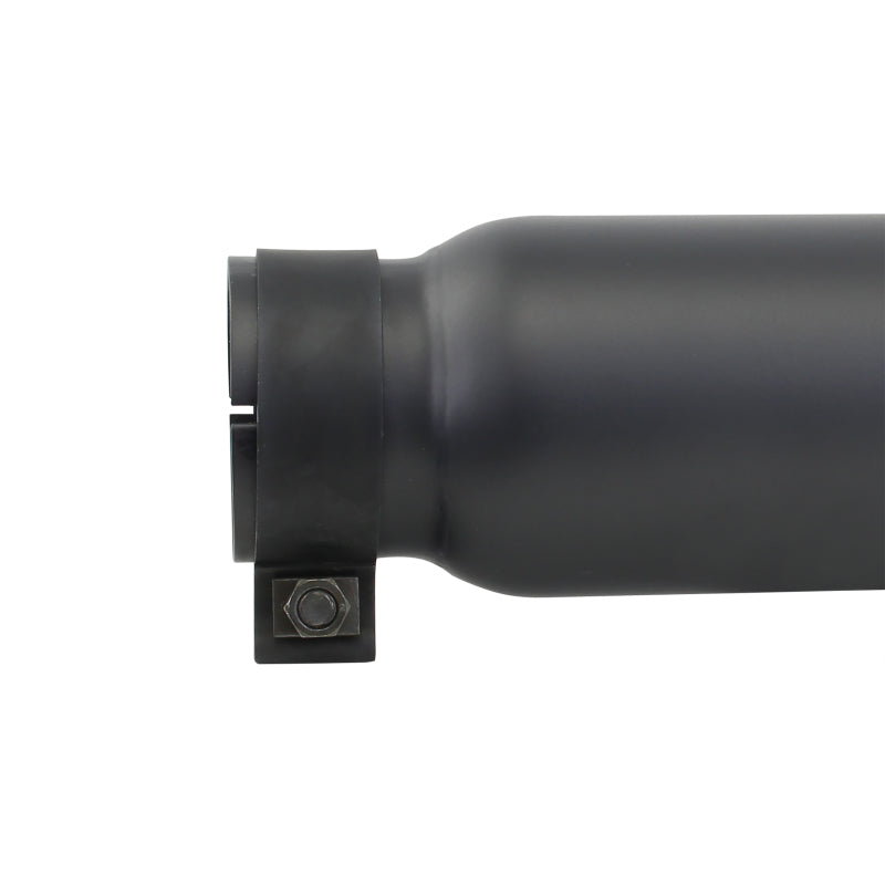 Go Rhino Exhaust Tip - Black - ID 3in x L 14in x OD 4in