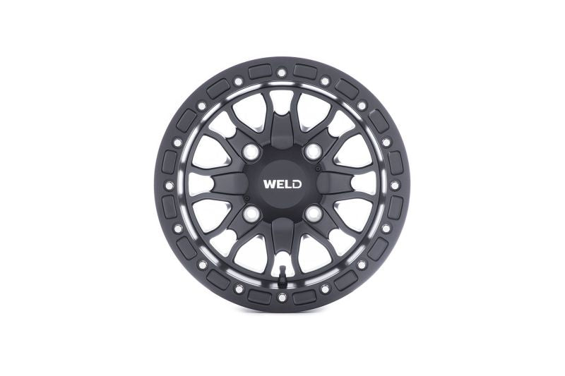 Weld UTV RF Series Raptor U500 14x10 Raptor Beadlock 4x136 5BS Satin BLK