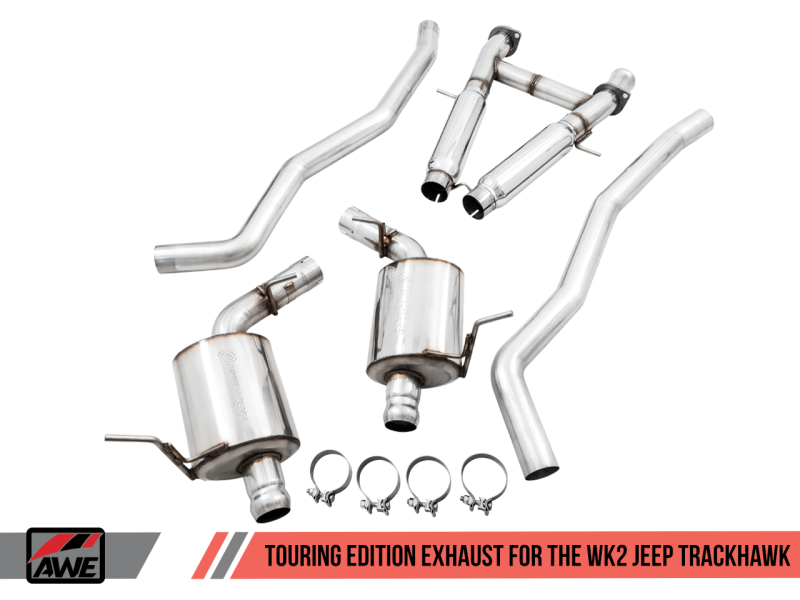 AWE Tuning 2020 Jeep Grand Cherokee SRT/Trackhawk Touring Edition Exhaust - Use w/Stock Tips