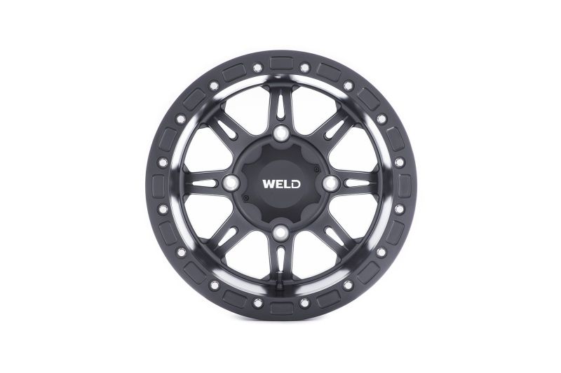 Weld UTV RF Series Cheyenne U511 15x10 Cheyenne Beadlock 4x156 5BS Satin BLK MIL