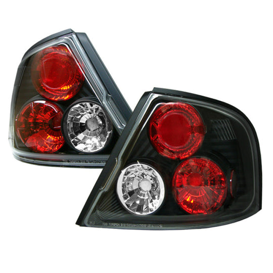 Spyder Nissan Altima 98-01 Euro Style Tail Lights Black ALT-YD-NA98-BK