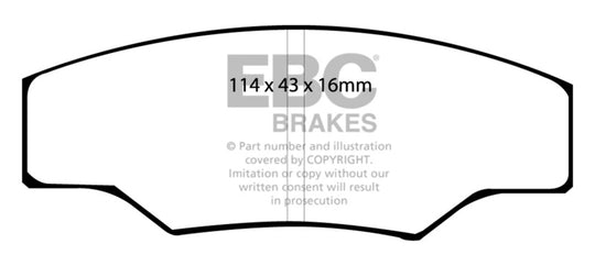 EBC Brakes Bluestuff Street and Track Day Brake Pads