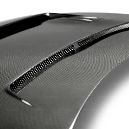 Seibon 09-12 Nissan GTR R35 DV-Style Carbon Fiber Hood