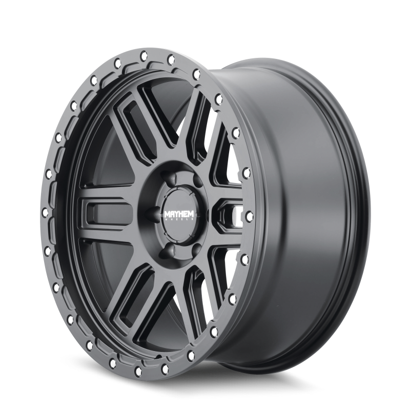 Mayhem 8304 Delta 17x9 / 5x127 BP / -12mm Offset / 78.1mm Hub Matte Black Wheel