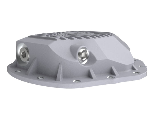 aFe Street Series Rear Differential Cover Raw w/ Machined Fins 20-21 GM Trucks V8-6.6L