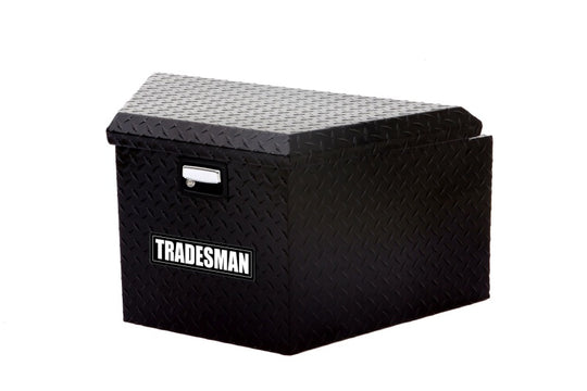 Tradesman Aluminum Trailer Tongue Storage Box (16in.) - Black