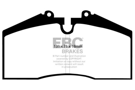 EBC 96-98 Porsche 911 (993) 3.6 Carrera 4S Bluestuff Rear Brake Pads