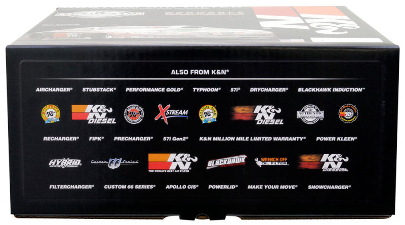K&amp;N Custom Round Filter 5-1/8in FLG / 11in Dia / 4-3/4in H w/VENT