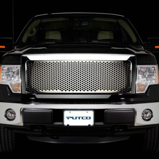 Putco 09-12 Ford F-150 (Bar Style) - Punch Grille Insert - Cut to Fit Design Designer FX Grilles