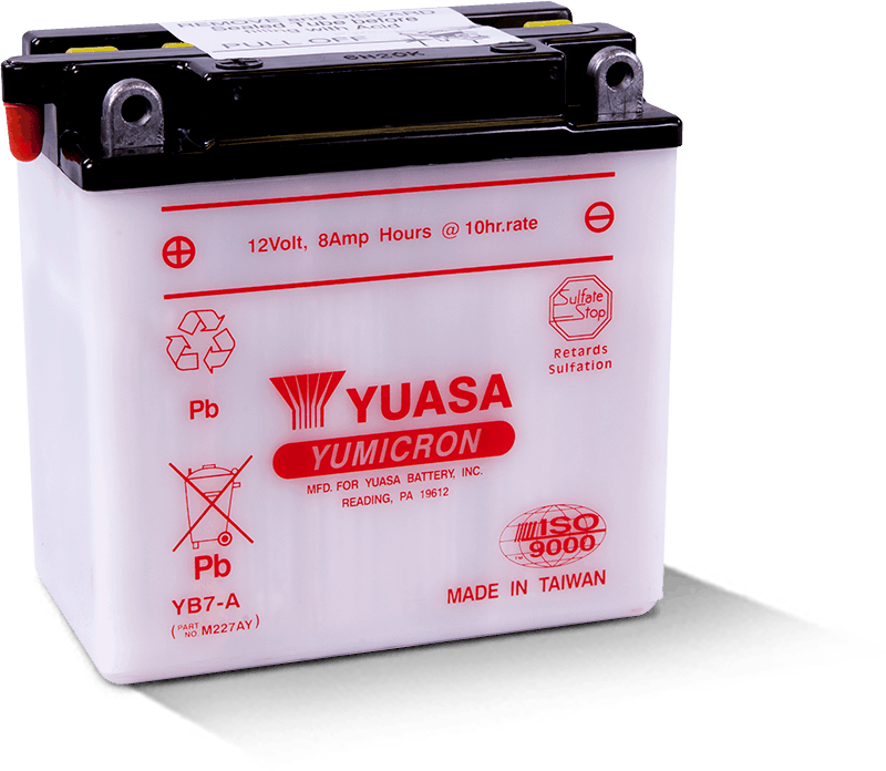 Yuasa YB7-A Yumicron 12 Volt Battery