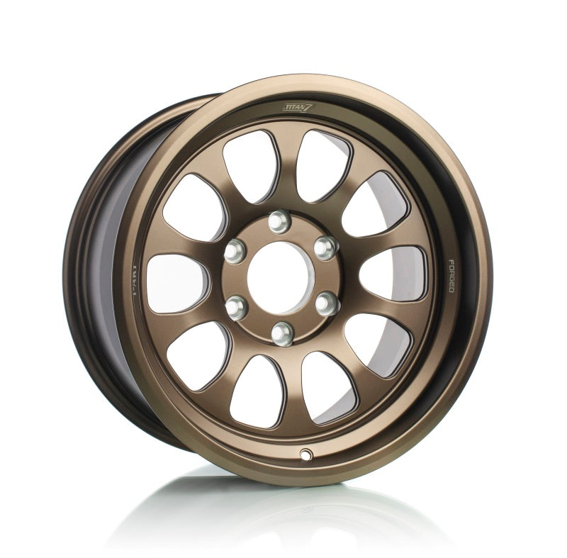 Titan 7 T-AK1 17x8.5 5x127 -1 Offset / 71.5 CB Techna Bronze Wheel (Dropship ONLY)