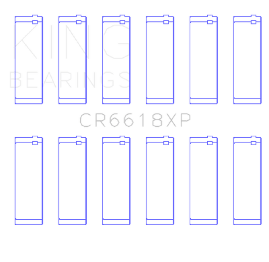 King Chevrolet 200/229ci XP Series Connecting Rod Bearing Set