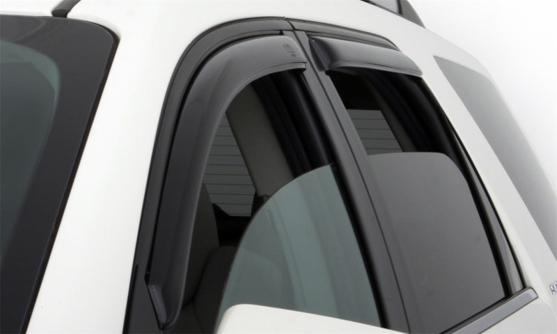 AVS 10-18 Ford Taurus Ventvisor In-Channel Front &amp; Rear Window Deflectors 4pc - Smoke