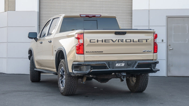 Borla 22-23 Chevrolet Silverado 1500 ZR2 &amp; AT4X 6.2L CC SB 147.5in WB S-Type Cat-Back